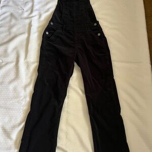 GAP Kids Black Corduroy Overalls